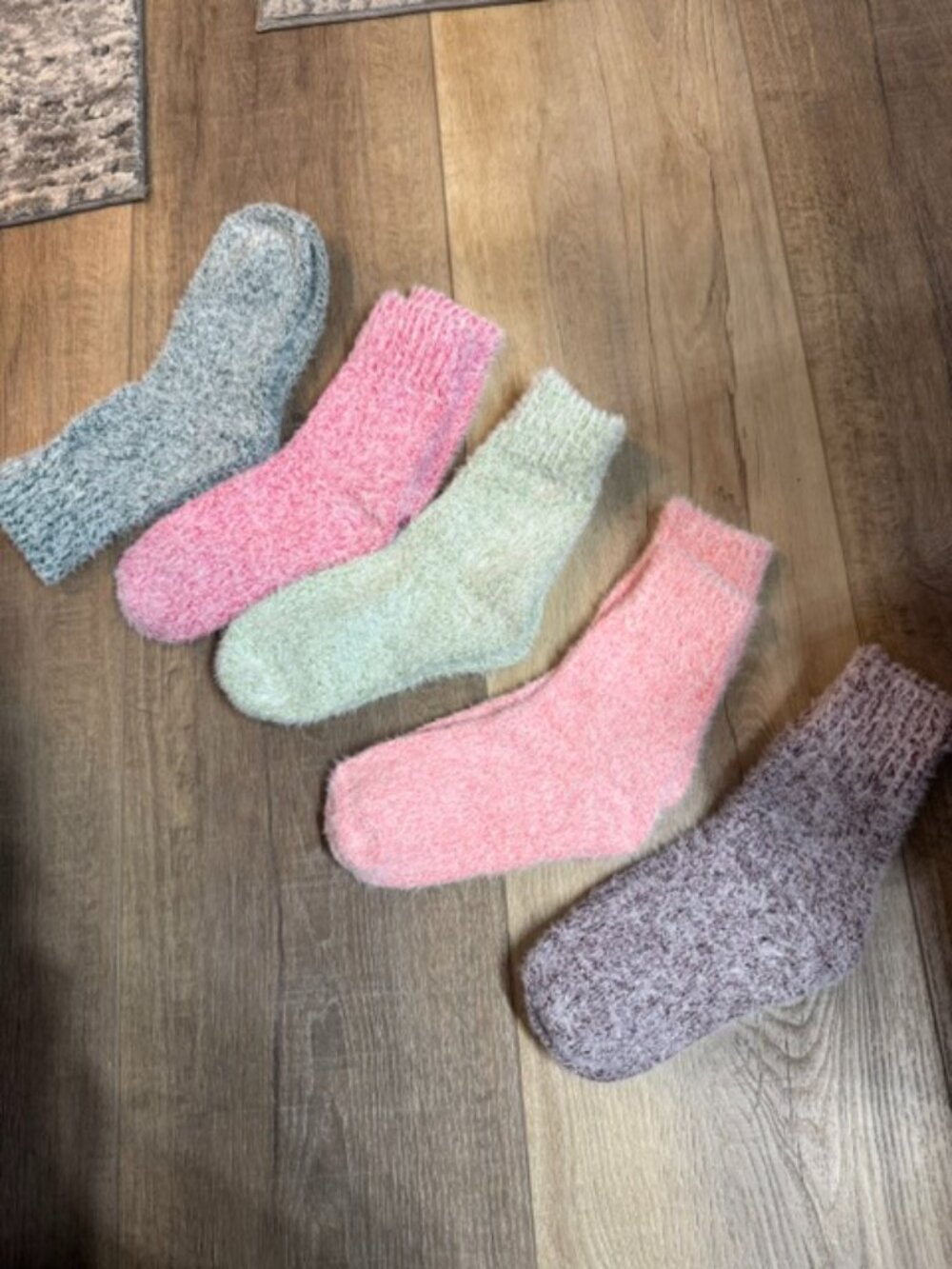 NEW 5 Pair Soft Ankle Socks Women Size 5-8
